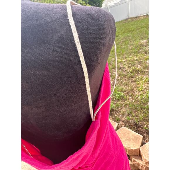 NWT Free People One Shoulder Button Up Mini Dress - Size Large - 100% Cotton** - Picture 13 of 13